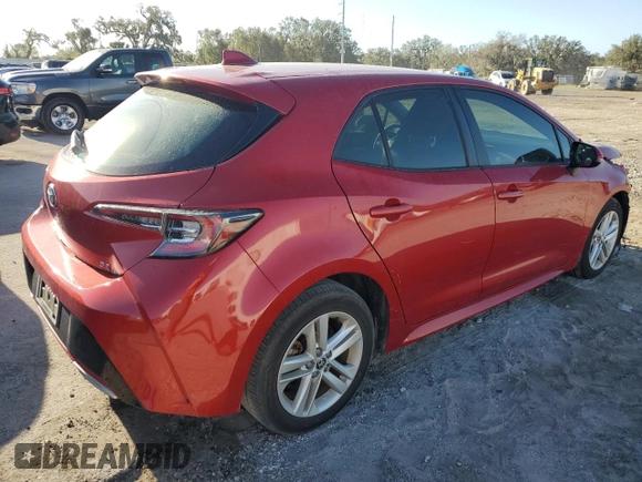 2021 Toyota Corolla Hatchback SE with VIN JTND4MBE6M3120200, listed as a Copart auction lot 78694934 with 45,571 mi miles and Non Repairable. Bid and sale history available at carsss.com. Image 3.