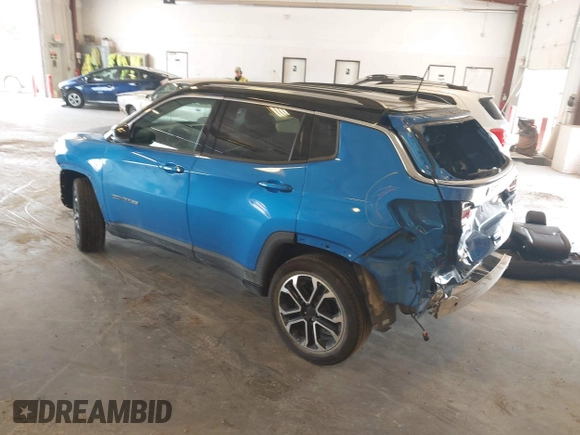 2022 Jeep Compass Limited с VIN 3C4NJDCB4NT171609, выставлен на аукционе IAAI как лот 42514398 с пробегом 32 050 миль миль и . История ставок и продаж доступна на DreamBid. Изображение 3.