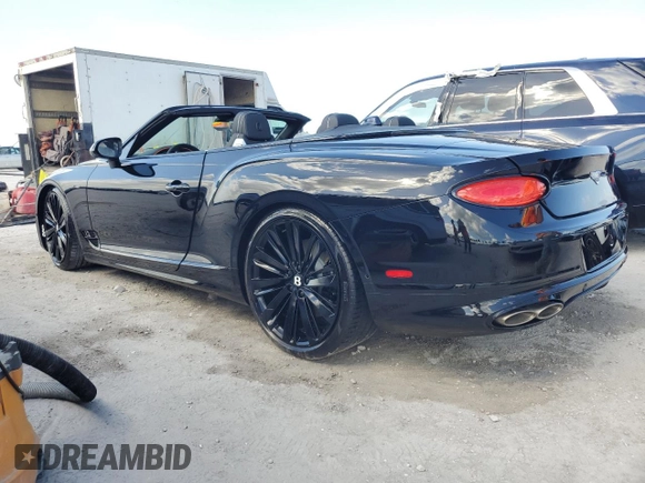 2024 Bentley Continental GT with VIN SCBDT4ZG5RC014491, listed as a Copart auction lot 77730474 with Not Provided miles and Non Repairable. Bid and sale history available at DreamBid. Image 2.