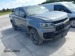 2021 Chevrolet Colorado 2WD Work Truck with VIN 1GCGSBEA0M1114232, listed as a IAAI auction lot 42756438 with 54,308 mi miles and . Bid and sale history available at DreamBid. Image 1.
