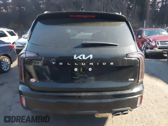 2024 Kia Telluride EX X-Line with VIN 5XYP3DGC8RG515834, listed as a IAAI auction lot 40899265 with 5,628 mi miles and . Bid and sale history available at DreamBid. Image 16.
