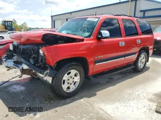 2002 Chevrolet Tahoe LS with VIN 1GNEK13Z52R156962, listed as a Copart auction lot 58169335 with 162,916 mi miles and Salvage title. Bid and sale history available at DreamBid. Image 1.