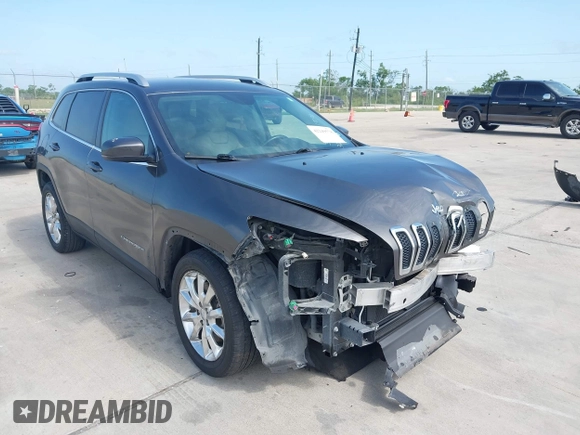 2017 Jeep Cherokee Limited z VIN 1C4PJLDB2HW503255, wystawiony jako IAAI lot #42249578 z przebiegiem 46 528 mil mil oraz . Historia ofert i sprzedaży dostępna na DreamBid. Obrazek 1.