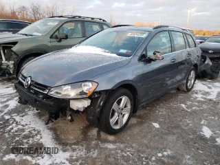 2015 Volkswagen Golf SportWagen TDI SE with VIN 3VWCA7AU4FM503974, listed as a Copart auction lot 80924033 with 95,297 mi miles. Bid and sale history available at carsss.com. Image 1.
