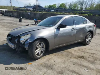2013 Infiniti G37 x z VIN JN1CV6AR6DM763950, wystawiony jako Copart lot #55080725 z przebiegiem 145 439 mil mil oraz Szkoda całkowita • Salvage title. Historia ofert i sprzedaży dostępna na DreamBid. Obrazek 1.