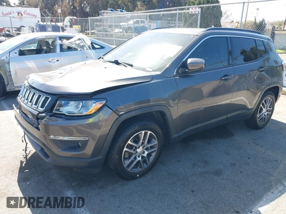 2020 Jeep Compass Latitude with VIN 3C4NJCBB9LT252792, listed as a IAAI auction lot 41714320 with 53,018 mi miles and . Bid and sale history available at DreamBid. Image 17.
