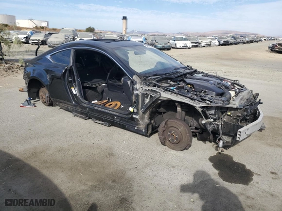 2015 Lexus RC F with VIN JTHHP5BC2F5003057, listed as a Copart auction lot 74505324 with 0 mi miles and Salvage Title. Bid and sale history available at carsss.com. Image 4.