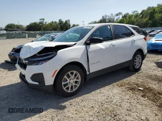 2023 Chevrolet Equinox LS with VIN 3GNAXHEG3PL197836, listed as a Copart auction lot 57334765 with 29,580 mi miles and Non repairable. Bid and sale history available at DreamBid. Image 1.