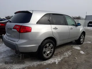 2008 Acura MDX Tech Pkg with VIN 2HNYD28348H531351, listed as a Copart auction lot 45735525 with 0 mi miles and Salvage Title. Bid and sale history available at carsss.com. Image 3.