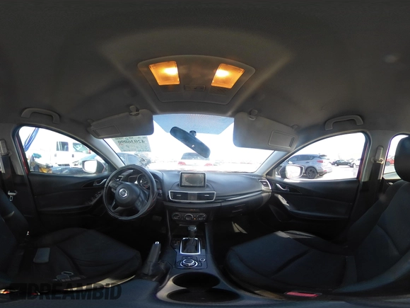 2015 Mazda 3 i Sport with VIN 3MZBM1U73FM156613, listed as a IAAI auction lot 42036090 with 104,296 mi miles and . Bid and sale history available at carsss.com. Image 18.