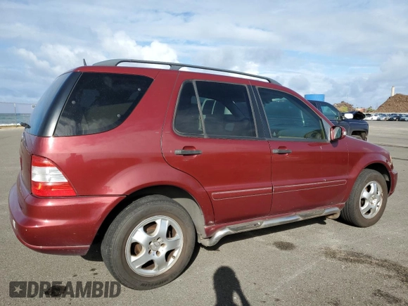 2003 Mercedes-Benz M-Class 3.2L with VIN 4JGAB54E53A384384, listed as a Copart auction lot 45341965 with 197,171 mi miles and Salvage Title. Bid and sale history available at carsss.com. Image 3.