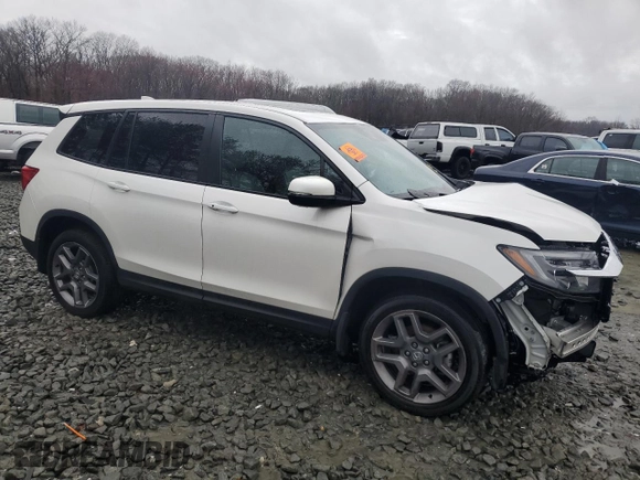 2023 Honda Passport EX-L z VIN 5FNYF8H59PB041173, wystawiony jako Copart lot #48941105 z przebiegiem 24 973 mil mil oraz Szkoda całkowita • Salvage title. Historia ofert i sprzedaży dostępna na DreamBid. Obrazek 4.