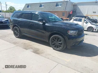 2018 Dodge Durango GT with VIN 1C4RDJDG7JC222172, listed as a IAAI auction lot 42332825 with 85,412 mi miles and . Bid and sale history available at DreamBid. Image 1.