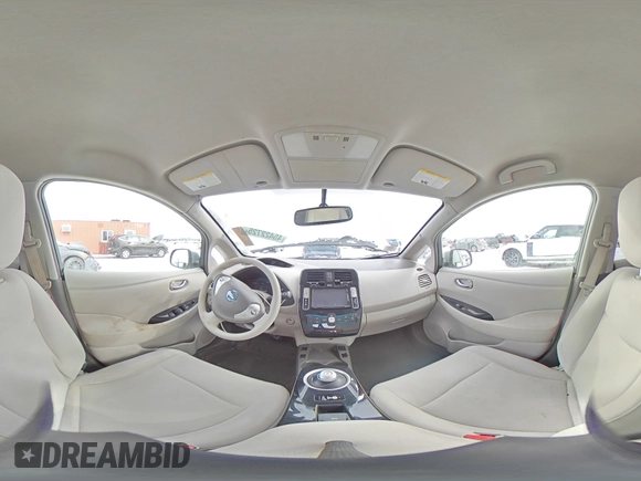 2011 Nissan LEAF SL-e with VIN JN1AZ0CP7BT006319, listed as a Copart auction lot 45422725 with 71,048 mi miles and Salvage Title. Bid and sale history available at carsss.com. Image 13.