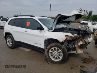 2022 Jeep Cherokee Latitude Lux with VIN 1C4PJMMX2ND549970, listed as a Copart auction lot 58895375 with Not provided miles and Salvage title. Bid and sale history available at DreamBid. Image 4.
