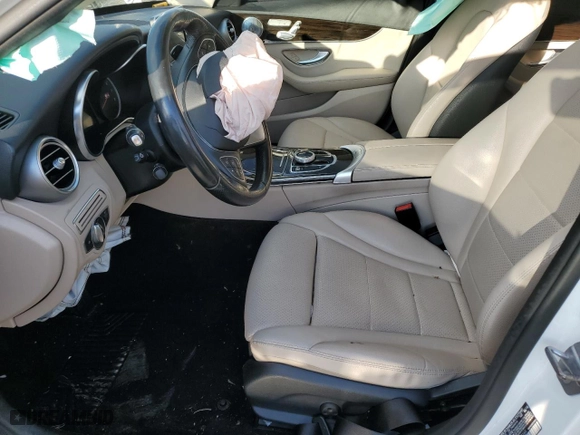2018 Mercedes-Benz C-Class C 300 with VIN WDDWF4KB3JR423169, listed as a Copart auction lot 41345435 with 0 mi miles and Salvage Title. Bid and sale history available at carsss.com. Image 7.