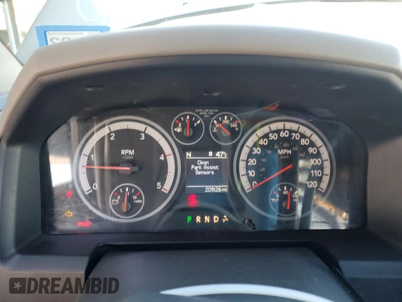 2010 Dodge Ram 2500 SLT with VIN 3D7UT2CL0AG181176, listed as a Copart auction lot 46185755 with 209,126 mi miles and Salvage Title. Bid and sale history available at carsss.com. Image 9.