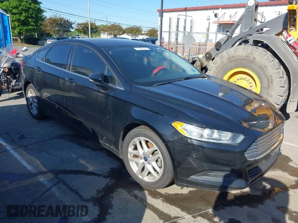 2016 Ford Fusion SE with VIN 3FA6P0H76GR104368, listed as a IAAI auction lot 42044329 with 166,810 mi miles. Bid and sale history available at carsss.com. Image 1.