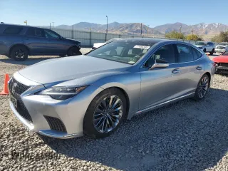 2022 Lexus LS with VIN JTHD51FF6N5015714, listed as a Copart auction lot 77466384 with 27,167 mi miles and Salvage Title. Bid and sale history available at carsss.com. Image 1.