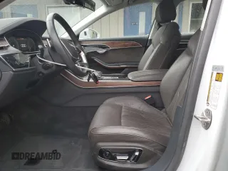 2021 Audi A8 with VIN WAU8DAF84MN016847, listed as a Copart auction lot 49464765 with 29,676 mi miles and Salvage Title. Bid and sale history available at carsss.com. Image 7.