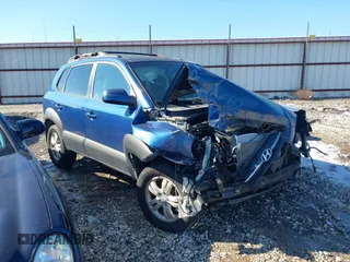2006 Hyundai Tucson GLS with VIN KM8JN12DX6U450246, listed as a IAAI auction lot 41276888 with 184,493 mi miles. Bid and sale history available at carsss.com. Image 1.