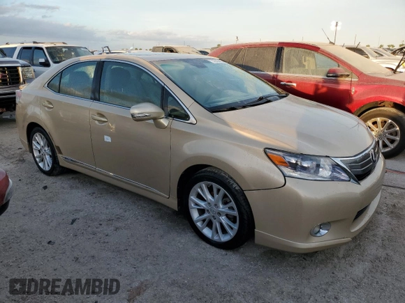 2010 Lexus HS 250h with VIN JTHBB1BA7A2017364, listed as a Copart auction lot 76169674 with 148,020 mi miles and Non Repairable. Bid and sale history available at DreamBid. Image 4.