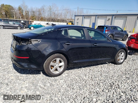 2014 Kia Optima LX with VIN 5XXGM4A70EG301900, listed as a Copart auction lot 53059105 with 109,194 mi miles and Non repairable. Bid and sale history available at DreamBid. Image 3.