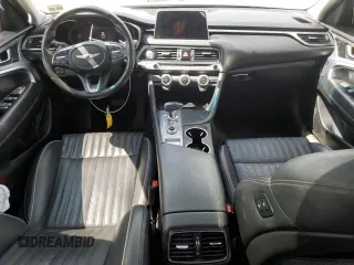 2020 Genesis G70 2.0T with VIN KMTG34LA9LU062884, listed as a Copart auction lot 68301304 with 92,700 mi miles and Salvage Title. Bid and sale history available at carsss.com. Image 8.