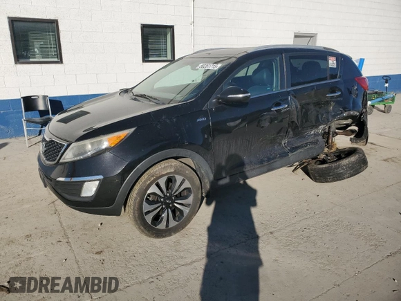 2011 Kia Sportage SX with VIN KNDPCCA66B7150506, listed as a Copart auction lot 50261715 with 199,282 mi miles and Salvage title. Bid and sale history available at DreamBid. Image 1.