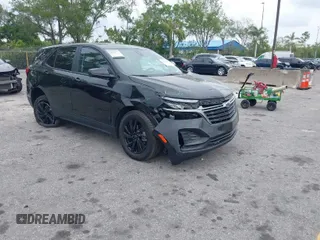 2024 Chevrolet Equinox LS with VIN 3GNAXHEG4RL309983, listed as a IAAI auction lot 41878299 with 8,766 mi miles and . Bid and sale history available at DreamBid. Image 1.