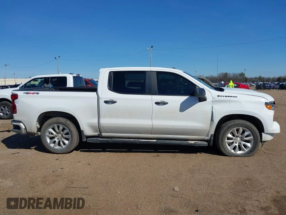 2022 Chevrolet Silverado 1500 Custom with VIN 1GCPDBEK0NZ547605, listed as a IAAI auction lot 41591510 with 37,543 mi miles. Bid and sale history available at carsss.com. Image 13.