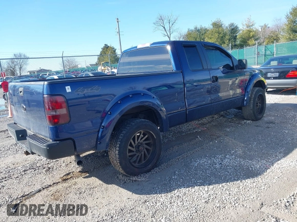 2008 Ford F-150 XLT with VIN 1FTPX14508FA28251, listed as a IAAI auction lot 41446134 with 114,305 mi miles and . Bid and sale history available at DreamBid. Image 4.