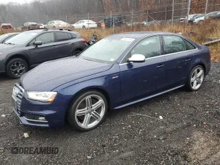 2013 Audi S4 Prestige with VIN WAUKGAFL3DA239955, listed as a Copart auction lot 84562334 with 137,186 mi miles and Salvage Title. Bid and sale history available at carsss.com. Image 1.