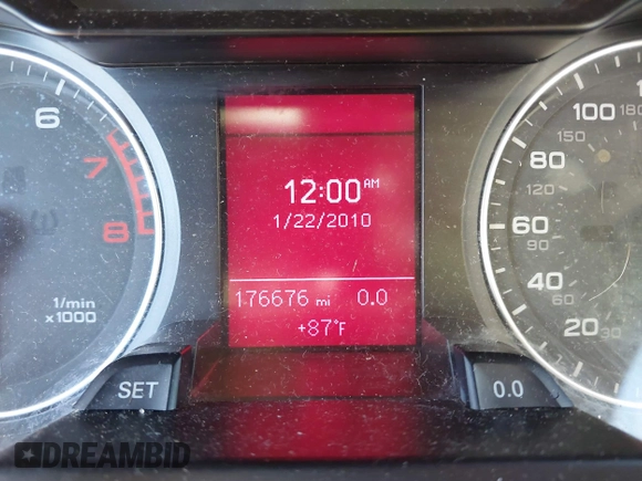 2012 Audi A4 2.0T Premium Plus with VIN WAUEFAFL2CN001473, listed as a IAAI auction lot 41437762 with 176,676 mi miles. Bid and sale history available at carsss.com. Image 7.