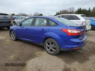 2013 Ford Focus SE with VIN 1FADP3F25DL214614, listed as a Copart auction lot 50951125 with 122,614 mi miles and Salvage Title. Bid and sale history available at carsss.com. Image 2.