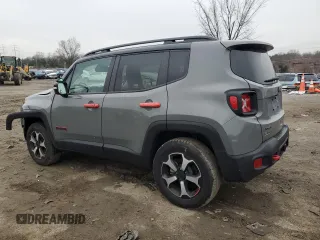 2022 Jeep Renegade Trailhawk with VIN ZACNJDC1XNPN79141, listed as a Copart auction lot 85864214 with 15,581 mi miles and Salvage Title. Bid and sale history available at DreamBid. Image 2.