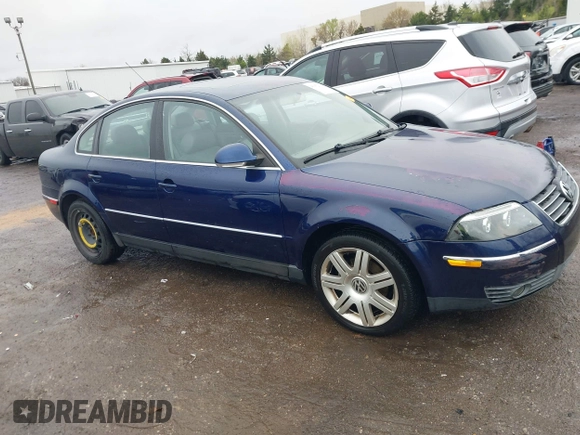 2005 Volkswagen Passat GLS with VIN WVWAD63B15E082758, listed as a IAAI auction lot 41952194 with 163,416 mi miles and . Bid and sale history available at DreamBid. Image 13.