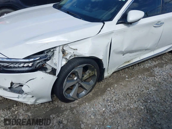 2019 Honda Accord Touring with VIN 1HGCV2F96KA009252, listed as a IAAI auction lot 42003043 with 76,249 mi miles and . Bid and sale history available at DreamBid. Image 6.