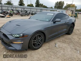 2022 Ford Mustang EcoBoost with VIN 1FA6P8TH3N5112457, listed as a Copart auction lot 73467353 with 24,416 mi miles and Salvage Title. Bid and sale history available at carsss.com. Image 1.