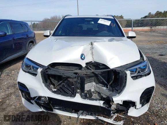 2023 BMW X5 xDrive45e with VIN 5UXTA6C06P9P51357, listed as a IAAI auction lot 41396257 with 43,878 mi miles. Bid and sale history available at carsss.com. Image 12.