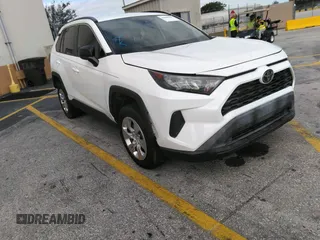 2020 Toyota RAV4 LE with VIN 2T3H1RFVXLC033659, listed as a IAAI auction lot 41804185 with 35,617 mi miles. Bid and sale history available at carsss.com. Image 1.