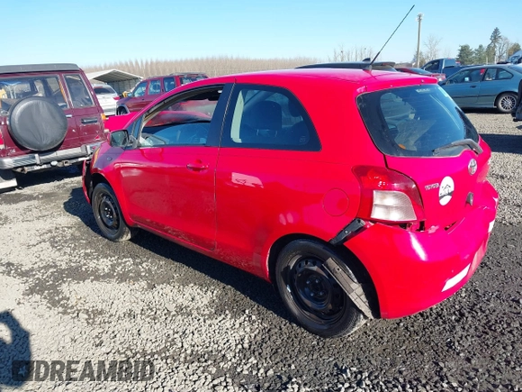 2008 Toyota Yaris with VIN JTDJT923585218408, listed as a IAAI auction lot 41429907 with 181,753 mi miles. Bid and sale history available at carsss.com. Image 3.