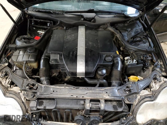 2003 Mercedes-Benz C 230/260/280/320 with VIN WDBRF64J73F298428, listed as a Copart auction lot 41707405 with 281,760 mi miles and Salvage Title. Bid and sale history available at DreamBid. Image 11.