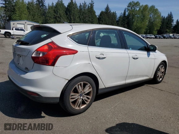 2012 Ford Focus SEL with VIN 1FAHP3M22CL404633, listed as a Copart auction lot 54394135 with 164,522 mi miles and Clean Title. Bid and sale history available at carsss.com. Image 3.