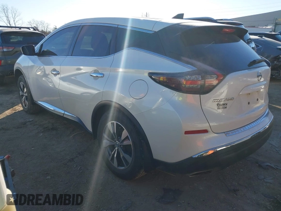 2022 Nissan Murano S with VIN 5N1AZ2AJ3NC118073, listed as a IAAI auction lot 41408624 with 88,862 mi miles and . Bid and sale history available at DreamBid. Image 3.
