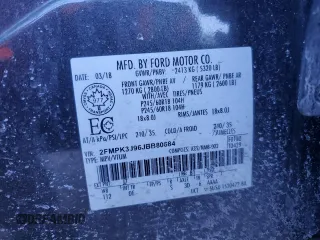 2018 Ford Edge SEL with VIN 2FMPK3J96JBB80684, listed as a Copart auction lot 45902845 with 68,853 mi miles and Salvage Title. Bid and sale history available at carsss.com. Image 13.