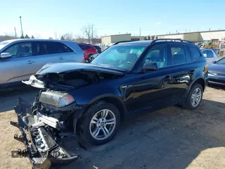 2006 BMW X3 3.0i with VIN WBXPA934X6WD26835, listed as a IAAI auction lot 41872807 with 182,407 mi miles. Bid and sale history available at carsss.com. Image 2.