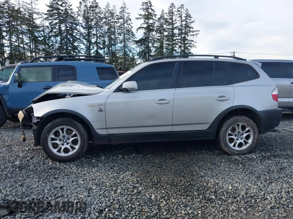 2004 BMW X3 2.5i with VIN WBXPA73454WB29718, listed as a IAAI auction lot 41203179 with 1 mi miles. Bid and sale history available at carsss.com. Image 15.