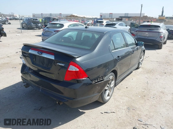 2010 Ford Fusion SPORT with VIN 3FAHP0KC3AR193368, listed as a IAAI auction lot 41819046 with 174,057 mi miles. Bid and sale history available at carsss.com. Image 4.
