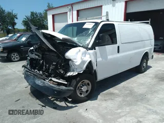 2011 Chevrolet Express Cargo with VIN 1GCWGFBA7B1100172, listed as a IAAI auction lot 36996821 with Not provided miles and . Bid and sale history available at DreamBid. Image 2.